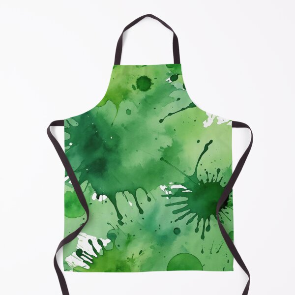 Item preview, Green watercolor splashes background designed and sold by Giuseppe Cammino.
