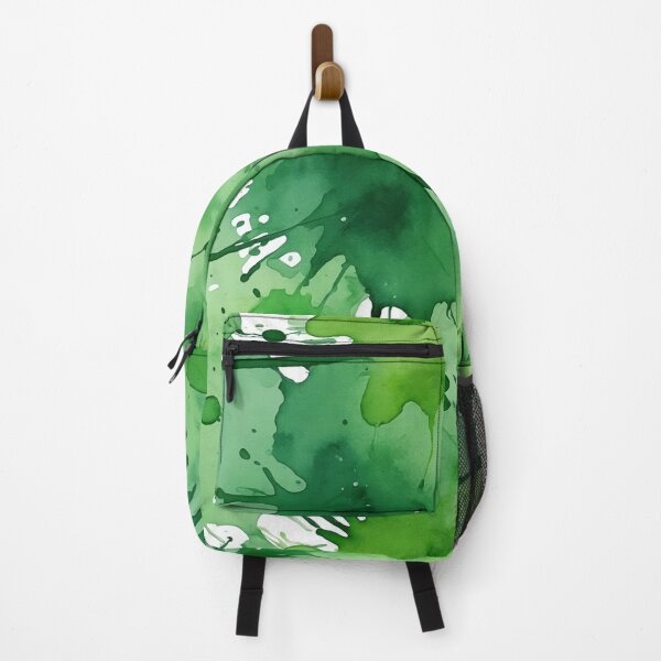 Item preview, Green watercolor splashes background designed and sold by Giuseppe Cammino.