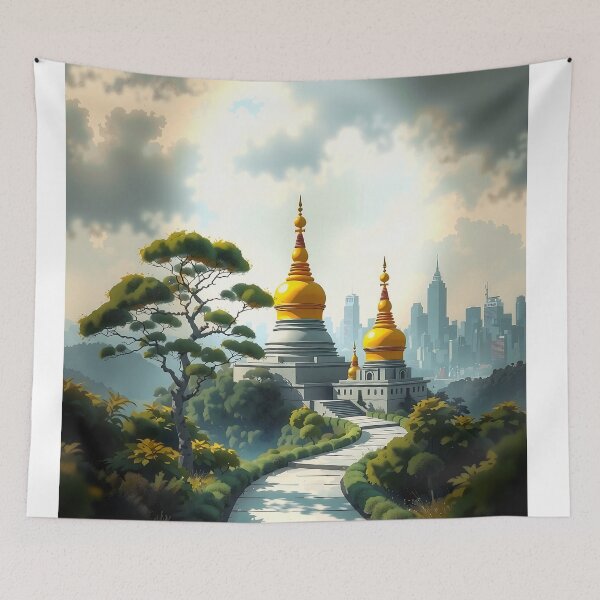 Item preview, Golden Domes Meet Modern Sky designed and sold by PanoramaPrints.