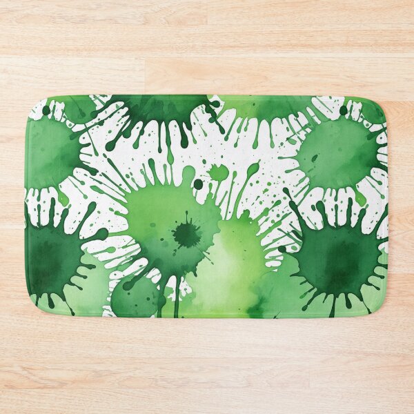 Item preview, Green watercolor splashes background designed and sold by Giuseppe Cammino.