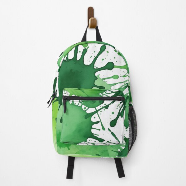 Item preview, Green watercolor splashes background designed and sold by Giuseppe Cammino.