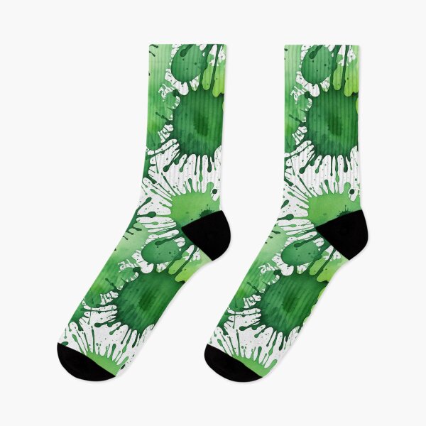 Item preview, Green watercolor splashes background designed and sold by Giuseppe Cammino.