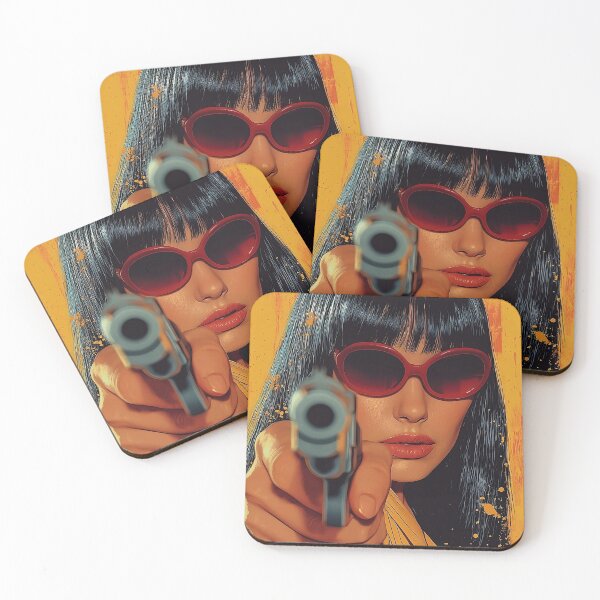 Item preview, Yellow Revenge | Pop Art Cinema Icon designed and sold by Guesso.