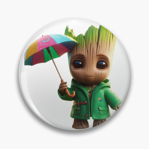 Item preview, Baby Groot with his umbrella designed and sold by Helene-Creation.