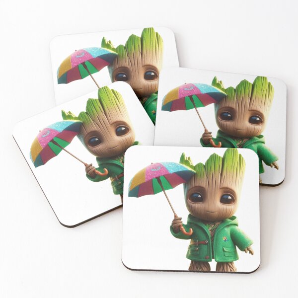 Item preview, Baby Groot with his umbrella designed and sold by Helene-Creation.