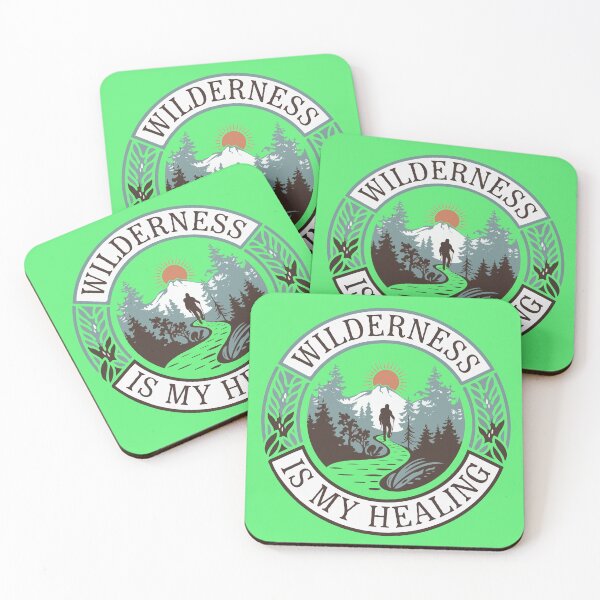 Item preview, Wilderness is my Healing - Hiking for Mental Health designed and sold by MSMPrintDesign.