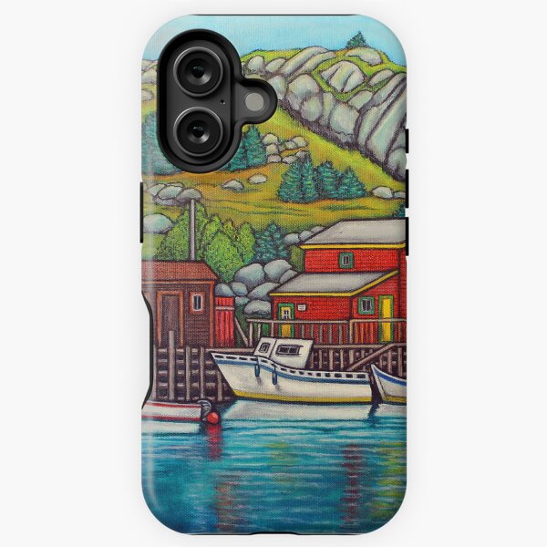 Item preview, Colours of Quidi Vidi, Newfoundland designed and sold by Lisa Lorenz Paintings.