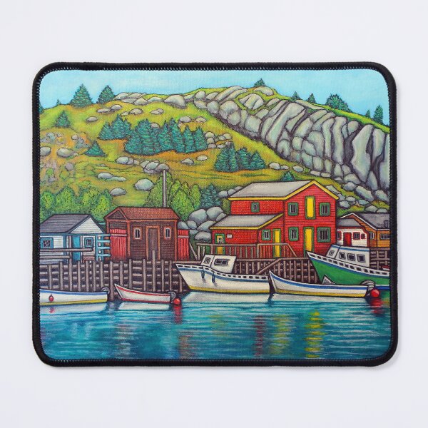 Item preview, Colours of Quidi Vidi, Newfoundland designed and sold by Lisa Lorenz Paintings.