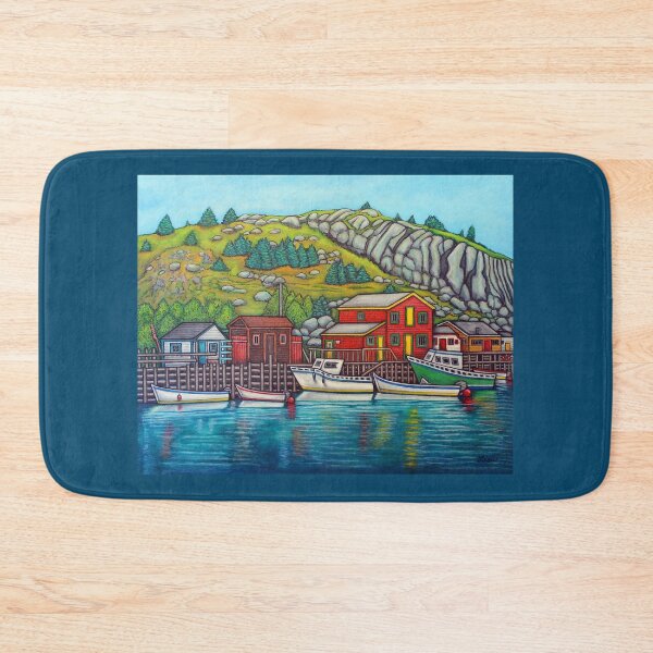 Item preview, Colours of Quidi Vidi, Newfoundland designed and sold by Lisa Lorenz Paintings.