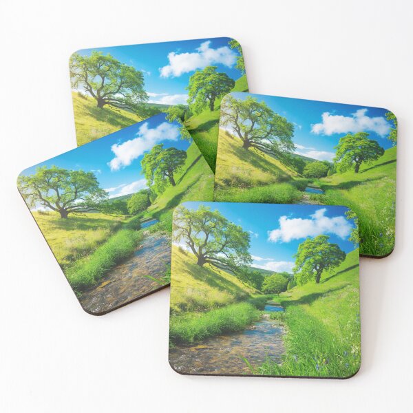 Item preview, Natural landscape showcasing lush greenery under a vibrant blue sky 1 designed and sold by PattaZone.