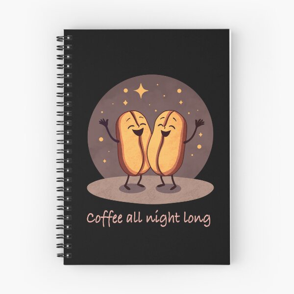 Item preview, Coffee All Night Long designed and sold by HappyCanva.