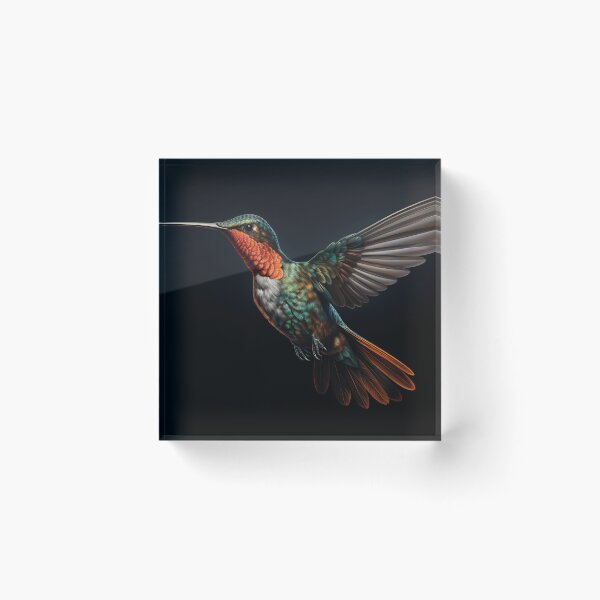 Item preview, Majestic Hummingbird in Dark Elegance designed and sold by anytka.
