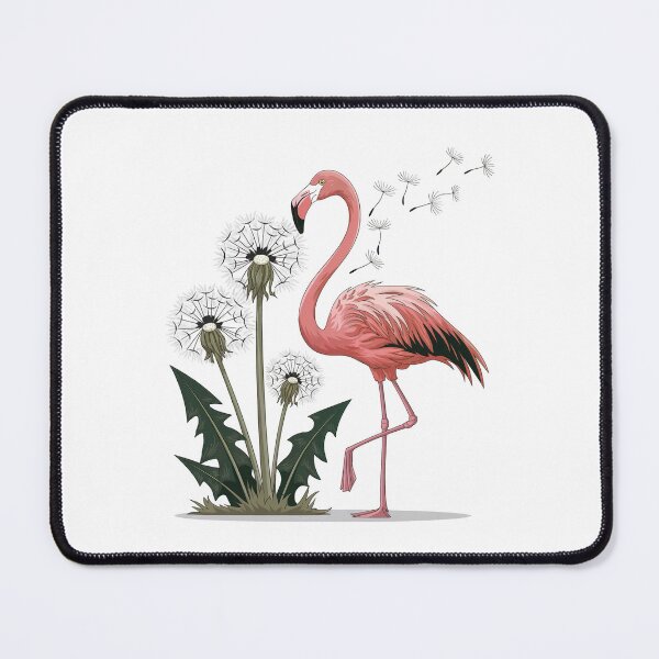 Item preview, flamingo and dandelion designed and sold by jkrphoto.