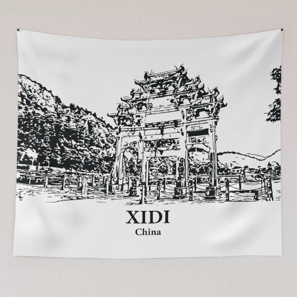 Item preview, Xidi - China designed and sold by Lakeric Cityscapes.