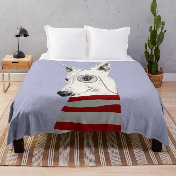 Item preview, Portrait of a greyhound dog with a monocle designed and sold by Elbuenlimon.