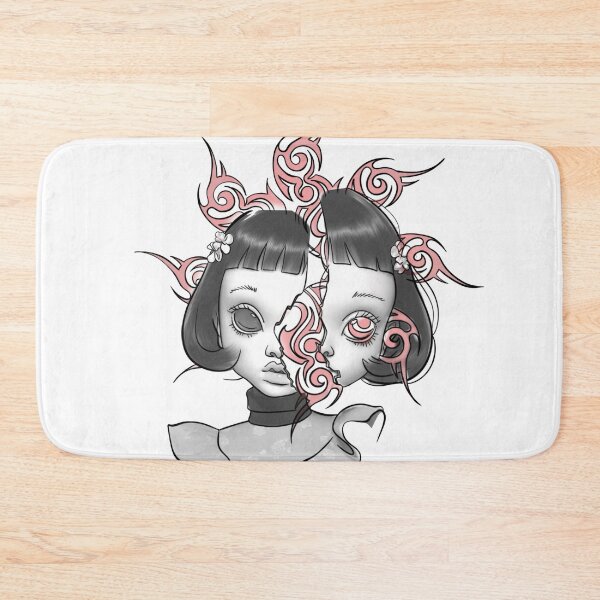 Item preview, Cute dark goth girl face design 2 designed and sold by emanscorfna.