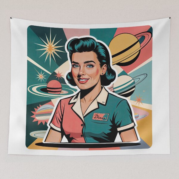 Item preview, Sticker / T-Shirt Design Trending: WAITRESS designed and sold by ForeverPrintsOK.