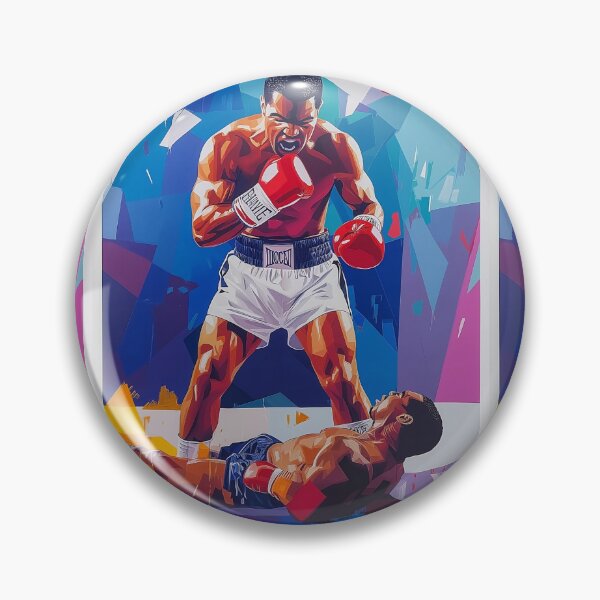 Item preview, Muhammad Ali Iconic Victory | Geometric Art designed and sold by Guesso.