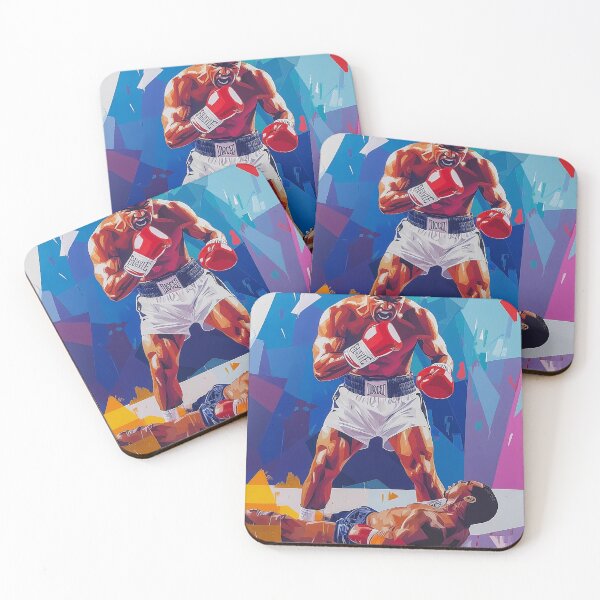 Item preview, Muhammad Ali Iconic Victory | Geometric Art designed and sold by Guesso.
