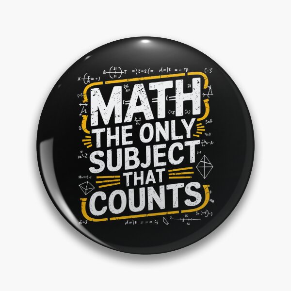 Item preview, Math The Only Subject That Counts - Math Lovers designed and sold by luannsemmsobre.