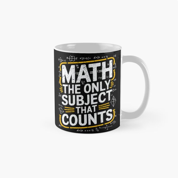 Item preview, Math The Only Subject That Counts - Math Lovers designed and sold by luannsemmsobre.