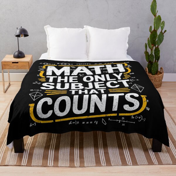 Item preview, Math The Only Subject That Counts - Math Lovers designed and sold by luannsemmsobre.