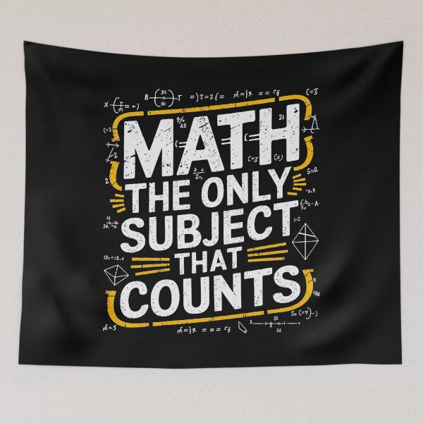 Item preview, Math The Only Subject That Counts - Math Lovers designed and sold by luannsemmsobre.