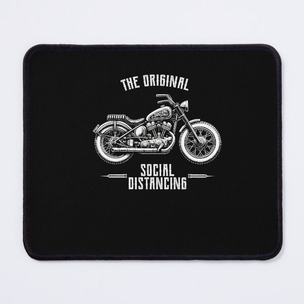 Item preview, Funny Motorcycle Original Social Distancing Biker Rider Riding designed and sold by Dressed For  Duty.