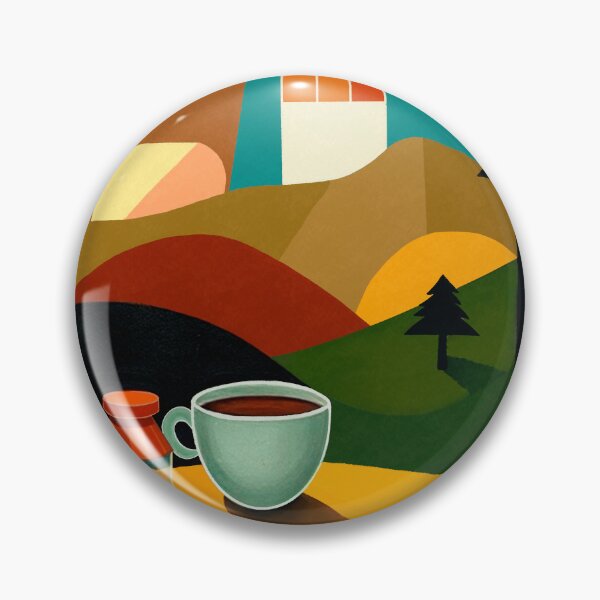 Aperçu de l'œuvre Café avec vue créée et vendue par HappyCanva.