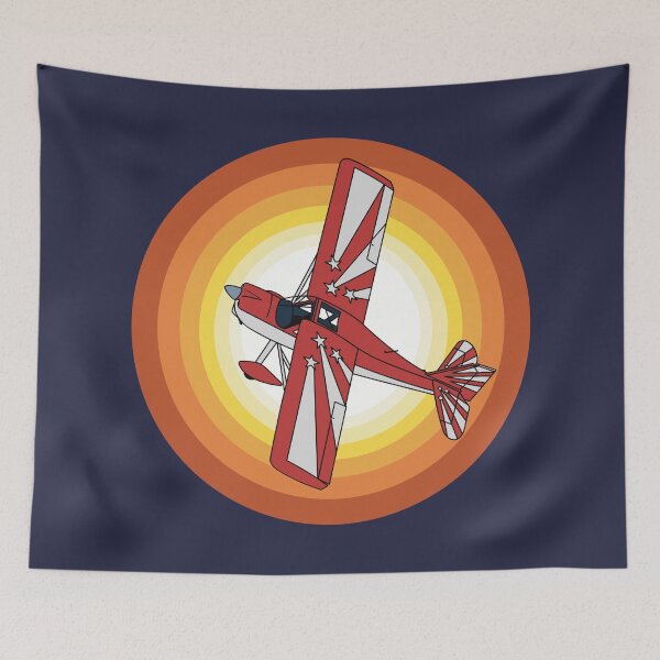 Item preview, Aviation Design Super Decathlon Aircraft Flying at Sunset designed and sold by skye-studio.