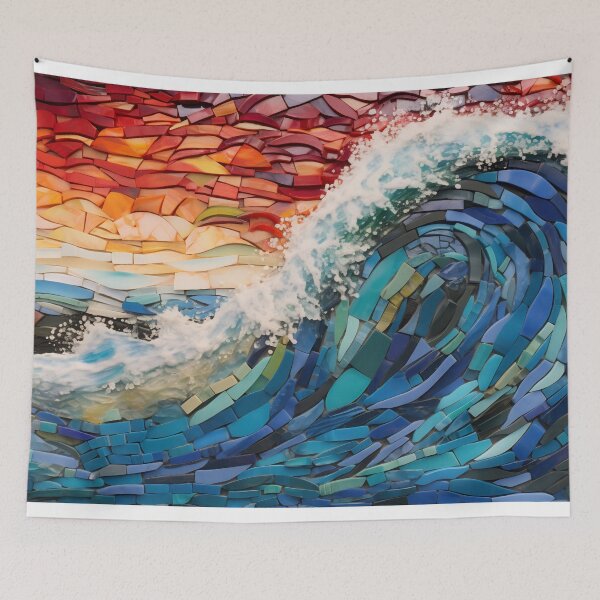 Item preview, Impending wave in the ocean designed and sold by anytka.