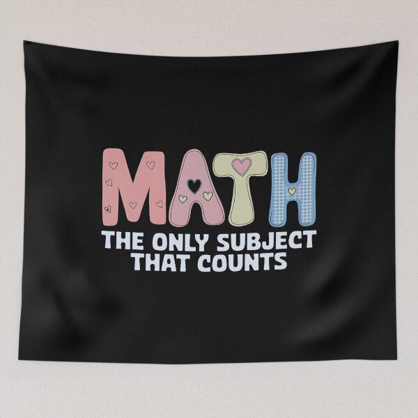 Item preview, Math T-shirts Math The Only Subject That Counts designed and sold by luannsemmsobre.