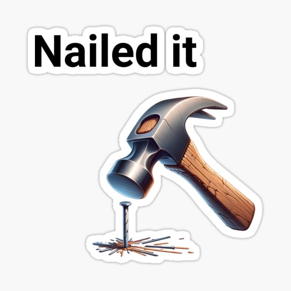 Item preview, Nailed it designed and sold by absurditeestore.