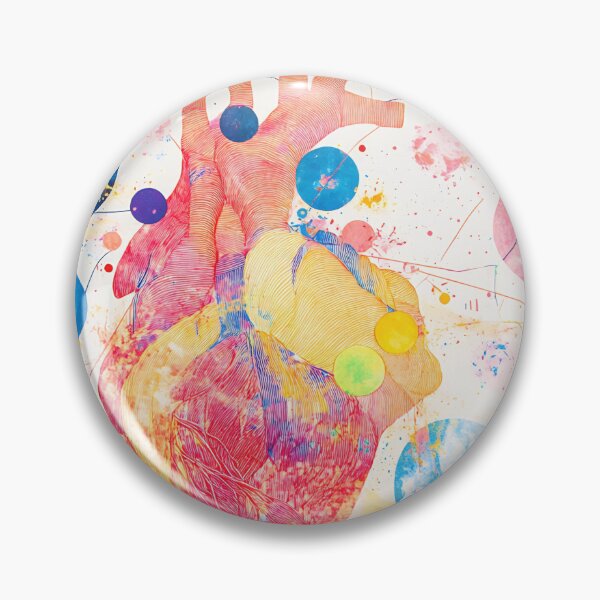 Item preview, Vibrant heart art designed and sold by anytka.