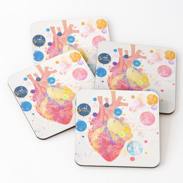 Item preview, Vibrant heart art designed and sold by anytka.