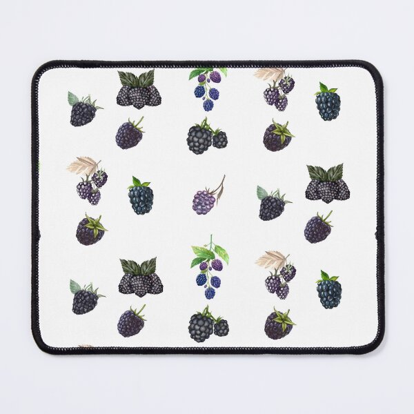 Item preview, Watercolor Blackberries and Blackberry Branches  designed and sold by silviaol.