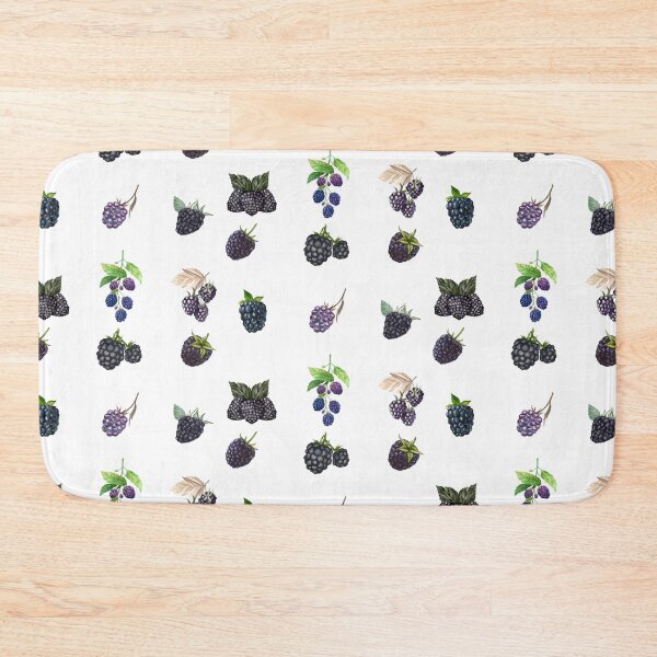 Item preview, Watercolor Blackberries and Blackberry Branches  designed and sold by silviaol.