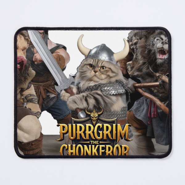 Item preview, Purrgrim The Chonkeror Viking Warrior Cat #2 designed and sold by ChonkingHazard.
