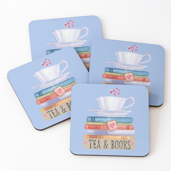 Item preview, Tea and Books designed and sold by LibraryCore.
