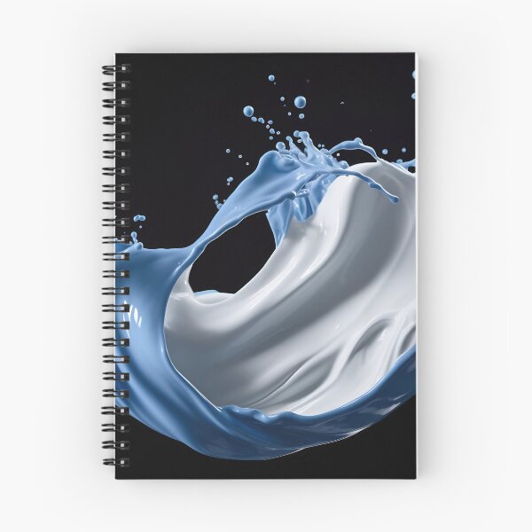 Item preview, Swirl of Luxury Cream with Blue Water Splash designed and sold by anytka.