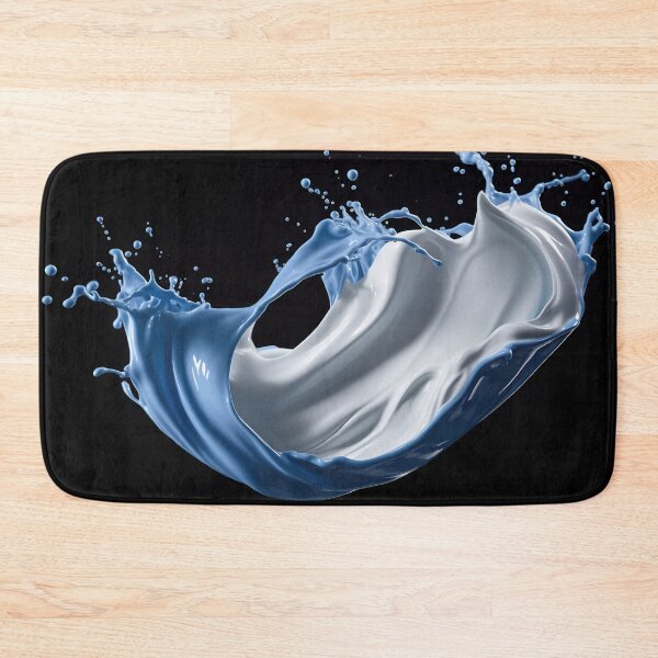 Item preview, Swirl of Luxury Cream with Blue Water Splash designed and sold by anytka.