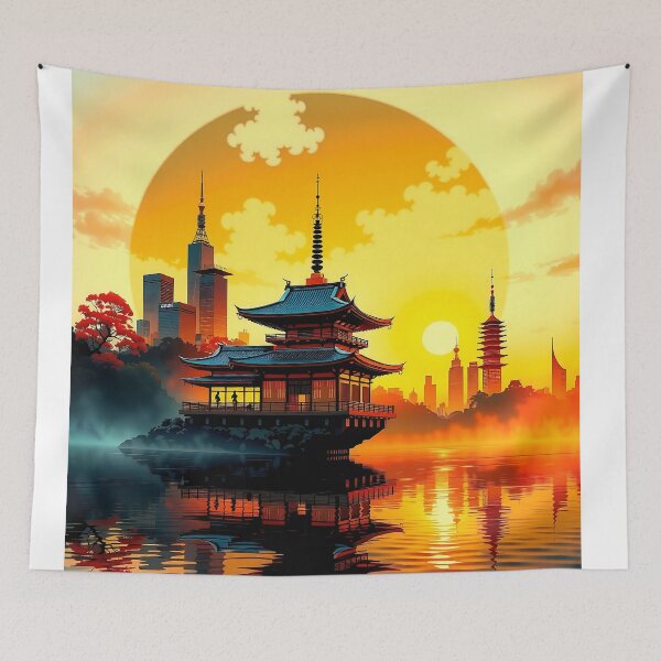 Item preview, Tranquil Neon Serenity designed and sold by PanoramaPrints.