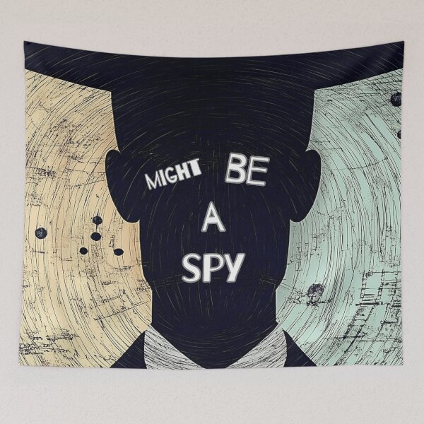 Item preview, Might Be A Spy. Retro design. Text Version. designed and sold by Shoot-The-Moon.