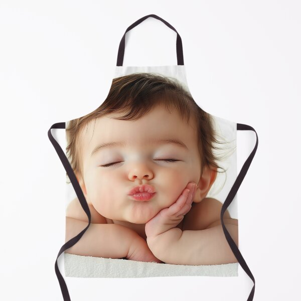 Item preview, Baby making a cute kissing face designed and sold by anytka.