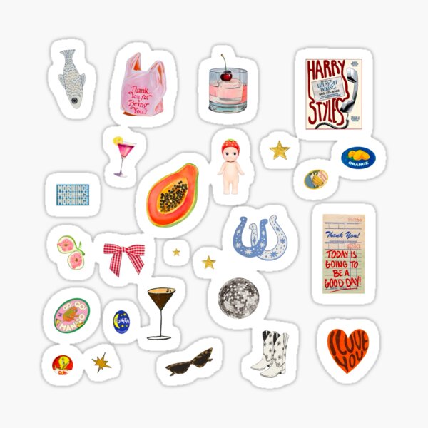 Item preview, Bullet Journal sticker set Girly vibes designed and sold by alexia-040.