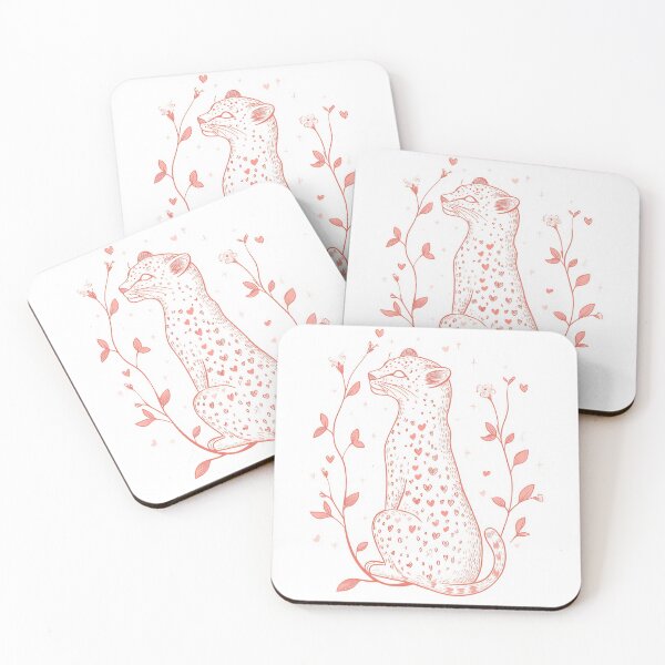Item preview, Floral cute animal art designed and sold by anytka.
