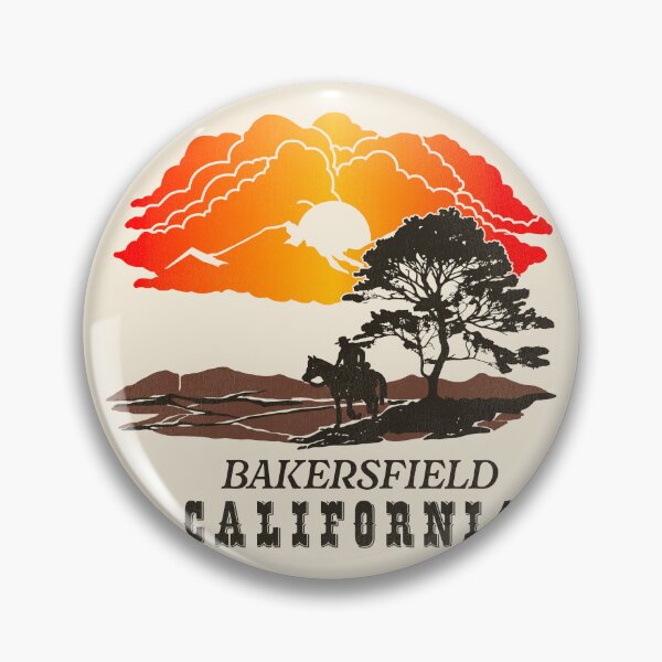 Artikelvorschau, Bakersfield, Kalifornien, Souvenir im Retro-Stil entworfen und verkauft von ourkid.