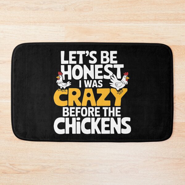 Item preview, Let's Be Honest I Was Crazy Before The Chickens - This funny gift is perfect for chicken lovers, poultry keepers, and people with a great sense of humor! designed and sold by ZyziowskyArt.