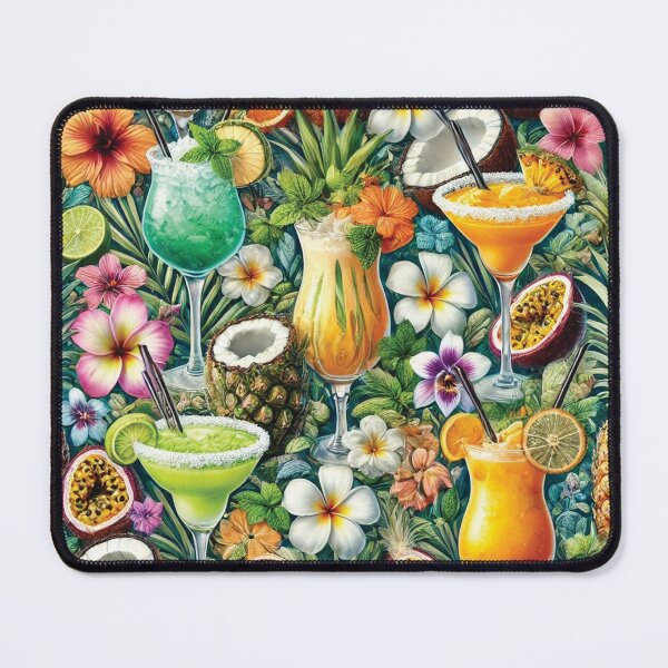 Item preview, Tropical Cocktails Bliss: A Refreshing Paradise designed and sold by PawtopiaDesigns.