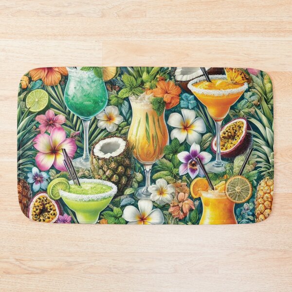 Item preview, Tropical Cocktails Bliss: A Refreshing Paradise designed and sold by PawtopiaDesigns.